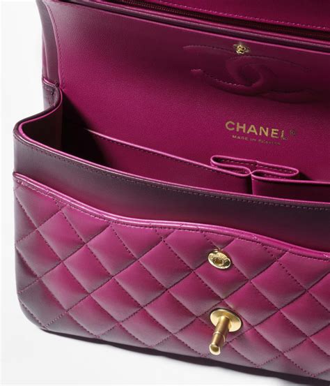 foulard chanel fucsia|Classic 11.12 handbag, Gradient lambskin & gold.